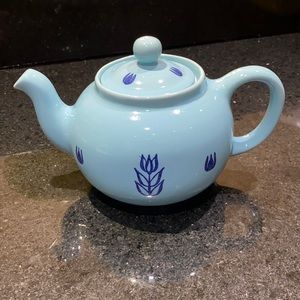 Cronin Blue Tulip Tea Pot